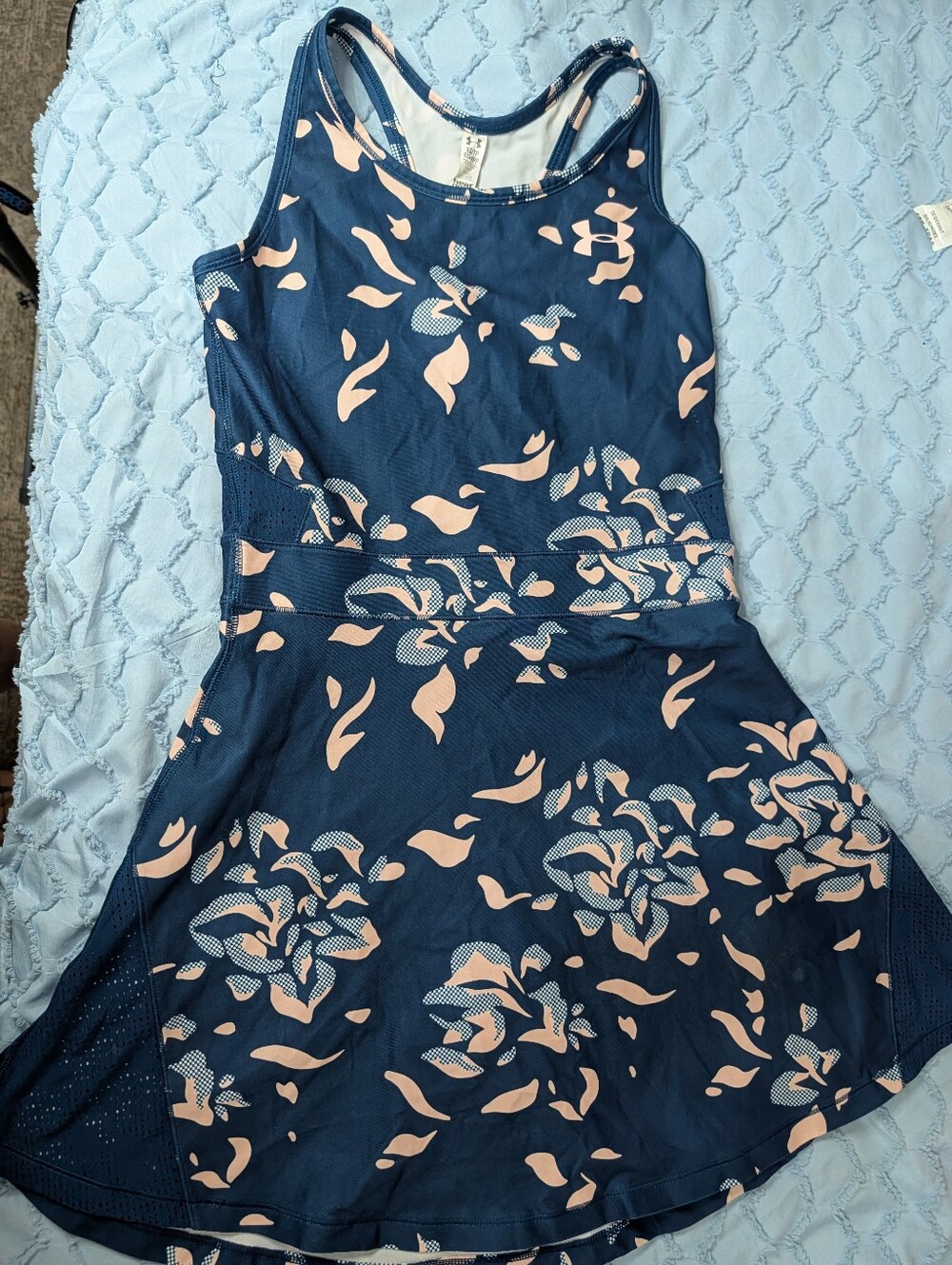 Under Armour Navy and Peach Floral Active Dress for Women